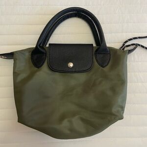 Grit Ness Elegant Olive and Black Tote Bag
